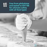Unigloves White Pearl Nitrile Exam Gloves Medium 100/Pk Powder Free Latex Free view 6