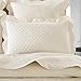 Sage Garden Luxury Pure Cotton Quilted Standard Pillow Sham 20'' x 26'', Ivory