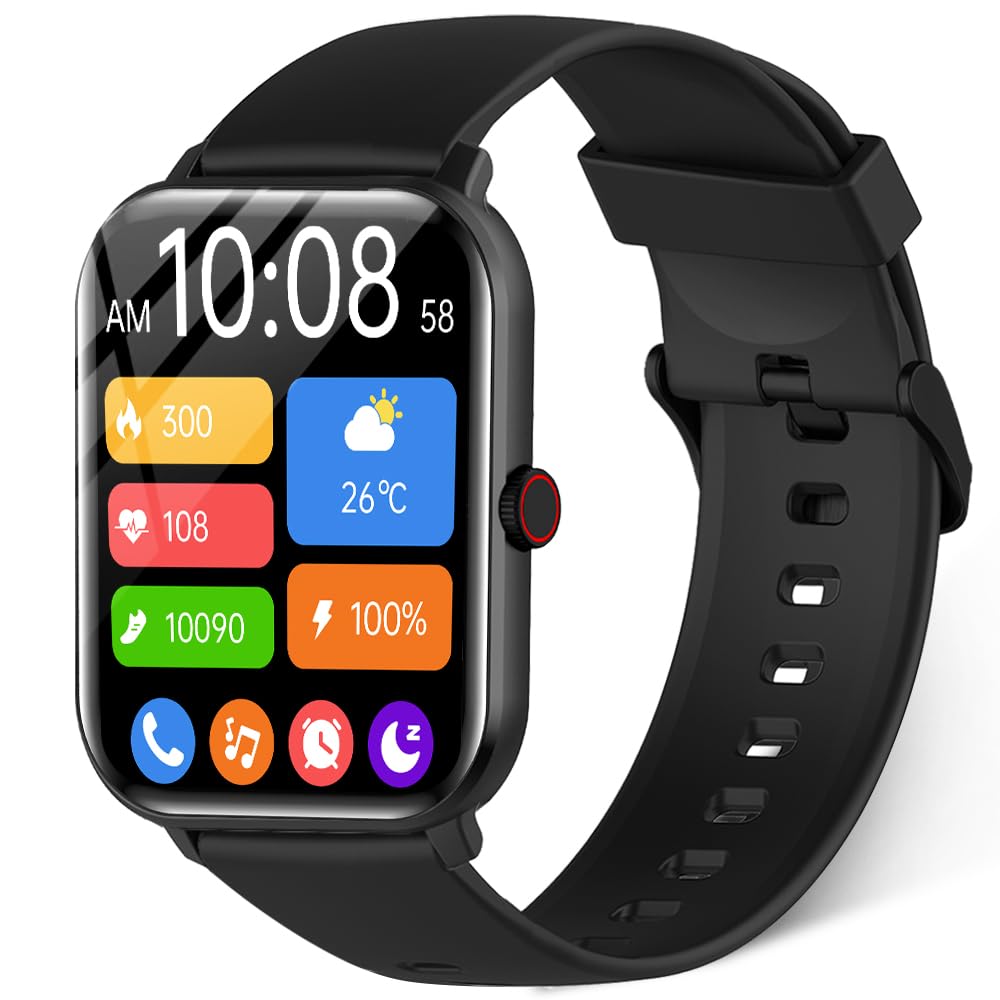 HOIBAI ‎多機能スマートウォッチ 1.9インチ 2025年進化モデル ブラックの商品画像