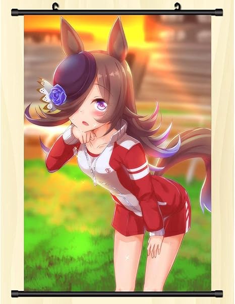 Amazon ウマ娘 プリティーダービー す 壁アニメhd生地プリントスクロールポスターハンギングペインティングギフト 19 7x29 5inch 50x75cm アニメ 萌えグッズ 通販