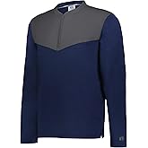 Russell Athletic Mens Sideline Grid Quarter Zip Pullover