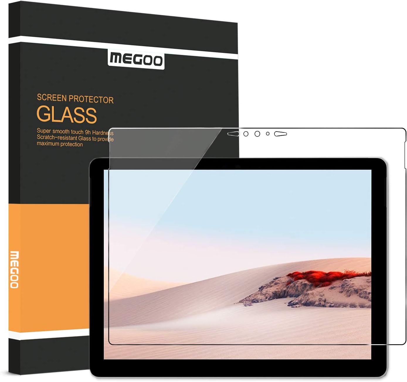 Megoo Glass Screen Protector Designed for Surface Go 2 10.5 Inch