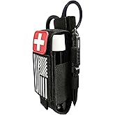 Upgrade 1000D Laser Cut Molle Tourniquet Holder, Heavy Duty Tactical Molle Tourniquet Pouch Holder