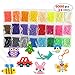 Fuse Beads Refill Set Water Beads Non-Toxic Safe Art Crafts Toys for Kids Handmake STEM Educational kit-6000 Beads in 24 Different Colors