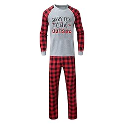 KASAAS Christmas Pajamas for Family Pjs Matching
