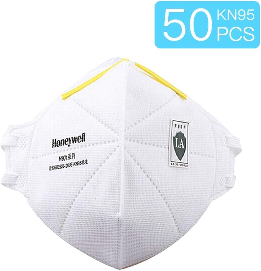 50PCS Honeywell KN95 95% Filtration, Respirator Filters Comfortable Blocking PM2.5 Haze Pollen Exhaust Gas KN95 = N95 Medical Mäsk Disposable F