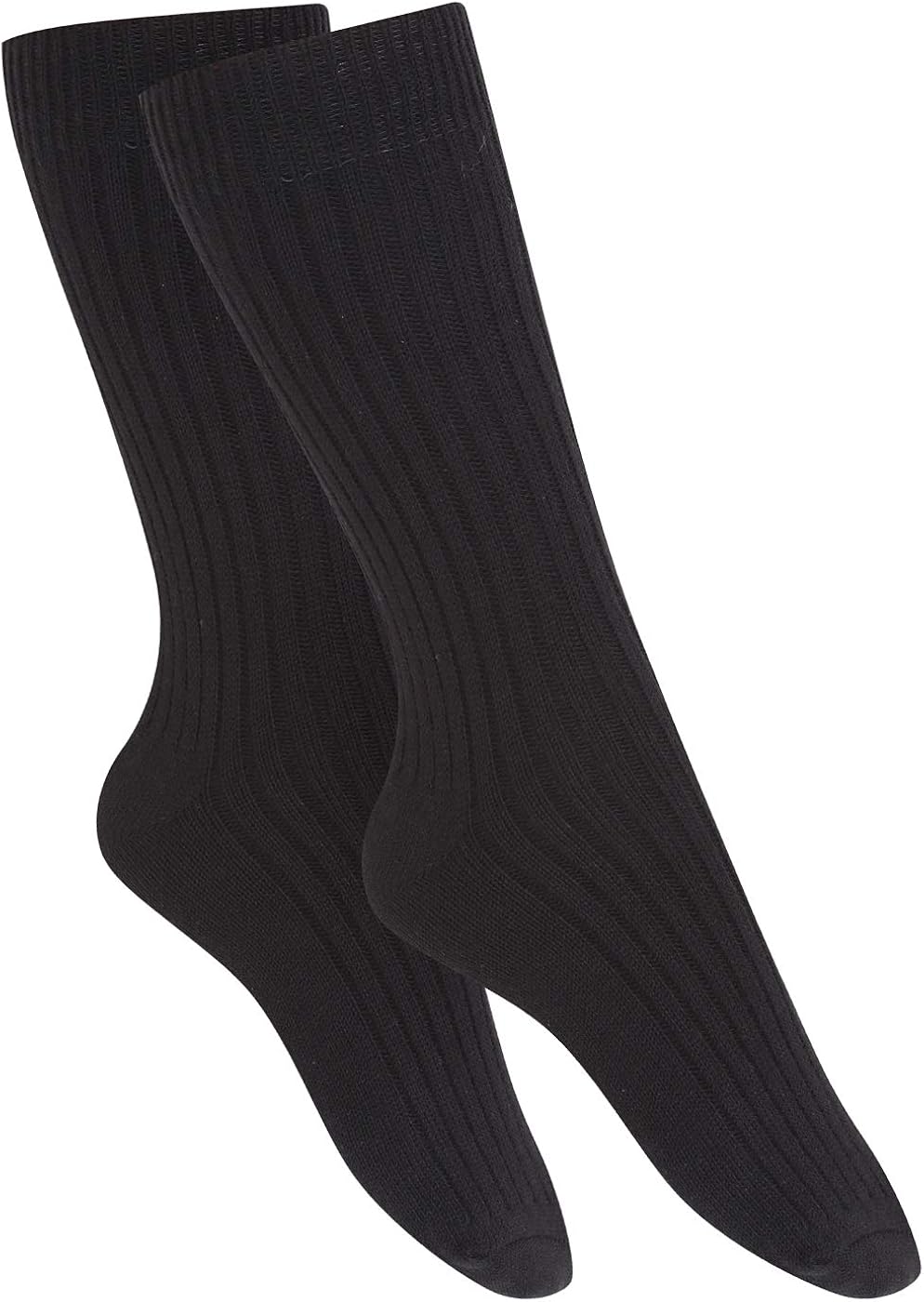 Men's Wool Socks Winter Socks Black with Plush Sole Thick As Hand