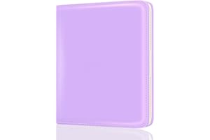 Rouidr Womens Wallet, RFID Small Slim Wallet for Women, Cute Bifold Leather Pocket Credit Card Holder Ladies Mini Purse with Zipper Coin Pocket & ID Window, Purple