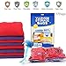 aKing Reusable Vacuum Storage Bags, Save 80% More Storage Space Free Hand Pump for Travel(5 Pack)