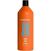 Matrix Mega Sleek Shampoo - Smoothing and Detangling, For Dry, Damaged & Frizzy Hair