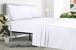 Royale Linens Queen Flat Sheet - Ultra Soft Brushed