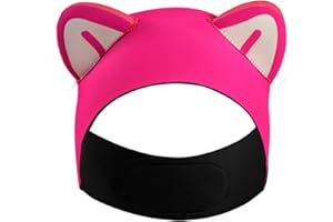5M3M DIVING Diving Headband Cat Ears Swimming Headband for Women Kids, 2mm Neoprene Wetsuit Hood - Keeping Water Out - Hold Earplugs in - Secure Ear Plugs for Scuba Dive Snorkeling Swimming Surfing