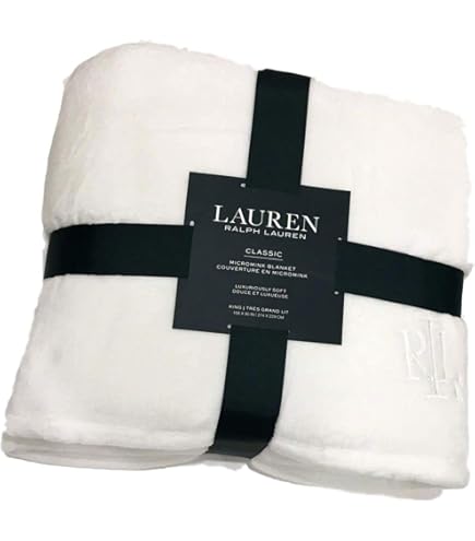 Amazon.com: Lauren Ralph Lauren Classic Micromink Blanket - Taupe