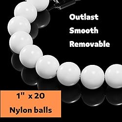FUNNANS Adjust Length Flag Pole Beaded Retainer