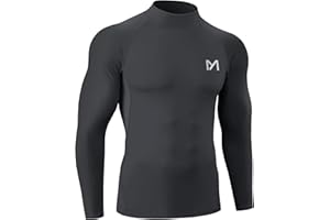 KSASKY Men’s Compression Shirts Short Sleeve Workout Shirt, Quick Dry Top Baselayer Athletic Shapewear Undershirts for Men