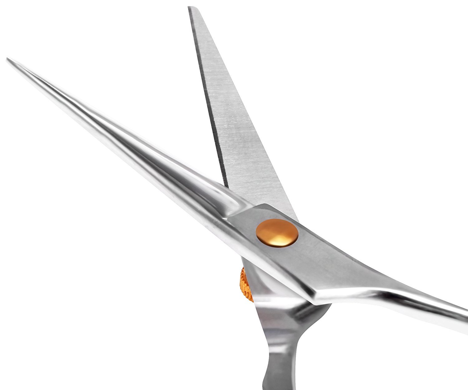 Professional Barber/Salon Razor Edge Hair Cutting Scissors/Shears (6 ½ Inch, Forged) with Fine Adjustable Tension Screw - Detachable Finger Rest - Japanese Stainless Steel - by Utopia Care : Beauty