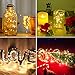 Moreplus 33ft Solar Powered String Lights 8 Modes Copper Wire Lights Indoor/Outdoor Waterproof Decorative String Lights for Patio Garden Wedding Christmas Decor (100 LED-2 Pack, Warm White)