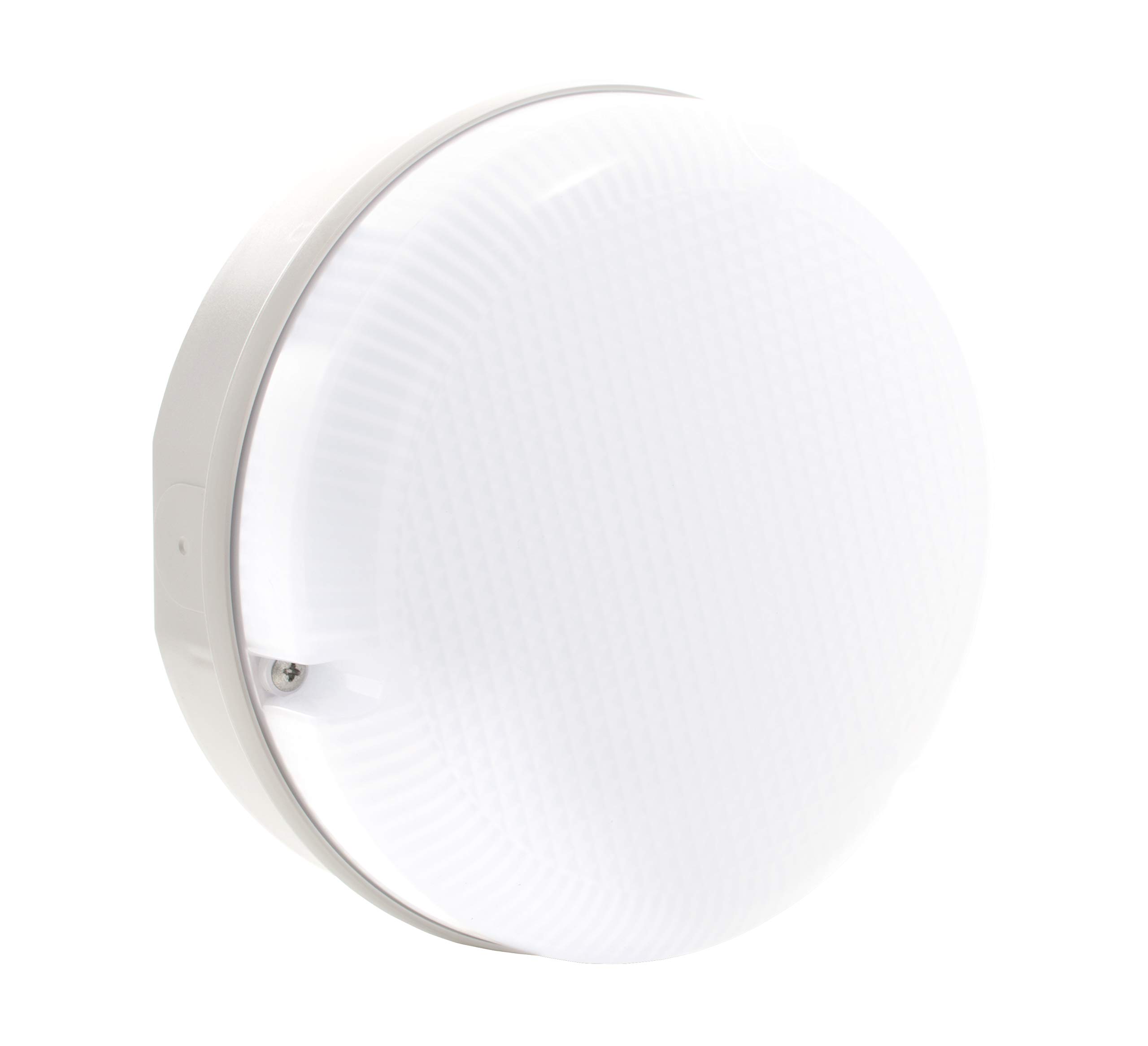 Luceco LED Mosi Bulkhead Round 290 mm 1150LM 12W IP65 4000K White Emergency