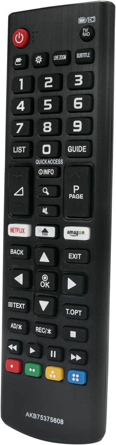 VINABTY AKB75375608 Replace Remote for LG TV 49UK7500PVA 49UK7550PTA 49UK7700PTA 50UK64 50UK6410PLC 50UK6470PLC 50UK65 50UK6500LLA 50UK6500MLA 50UK6500PLA 65UK6400PLF 65UK6450PLC 65UK6470PLC 65UK65 - Image 5