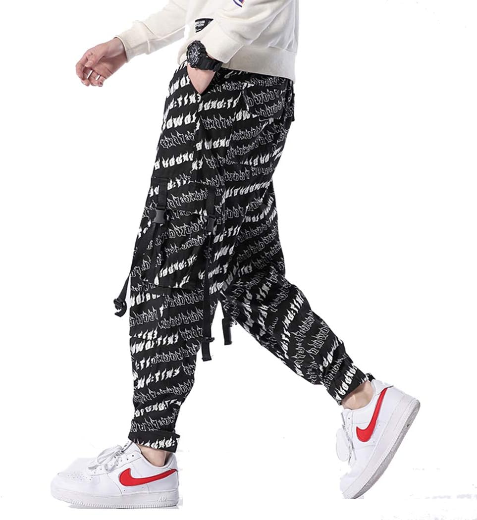 zhenzhou 2019 Spring Casual Harem Cargo Pants for Men