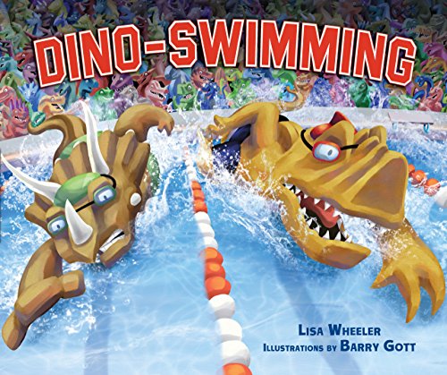 Dino-Swimming (Carolrhoda Picture Books) by [Wheeler, Lisa]