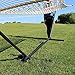 Sunnydaze Hammock Wheel Kit, Portable and Heavy Duty - Black