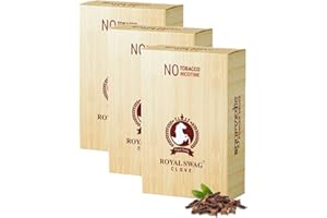 ROYAL SWAG Ayurvedic & Herbal Cigarette, Clove Smoke Nicotine Free & Tobacco Free Cigarettes with Shot Helps in Quit Smoking - (30 Sticks, Shot -1)