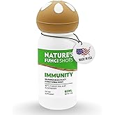 NATURE'S FUNGI Functional Mushroom Immunity Shot – 60ml (2oz) - Vegan, Non-GMO Supplement Drink for Daily Immune Support - Turkey Tail, Elderberry, Echinacea & Ginger Blend with Vitamin C & Zinc