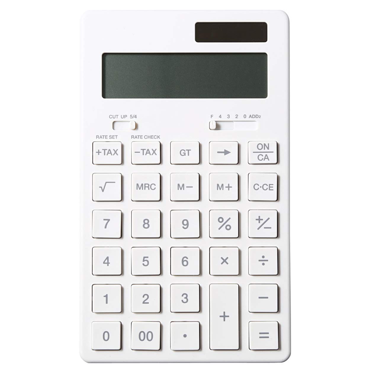 Photo 1 of (USED/FAIR) (BAGGED) MUJI 37355538 Calculator, Normal Calculator, White, 12 Digits (KK-1154MS)