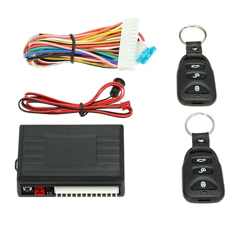 KKmoon Remote Central Control Box Kit Auto Türschloss Keyless Entry System mit Trunk Release Button Universal