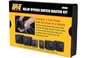 Innovative Products of America (9038) Fuel Pump Relay Bypass Master Kit, Diagnostic Scan Tool for Automotive and Truck Maintenance, 6 Piece