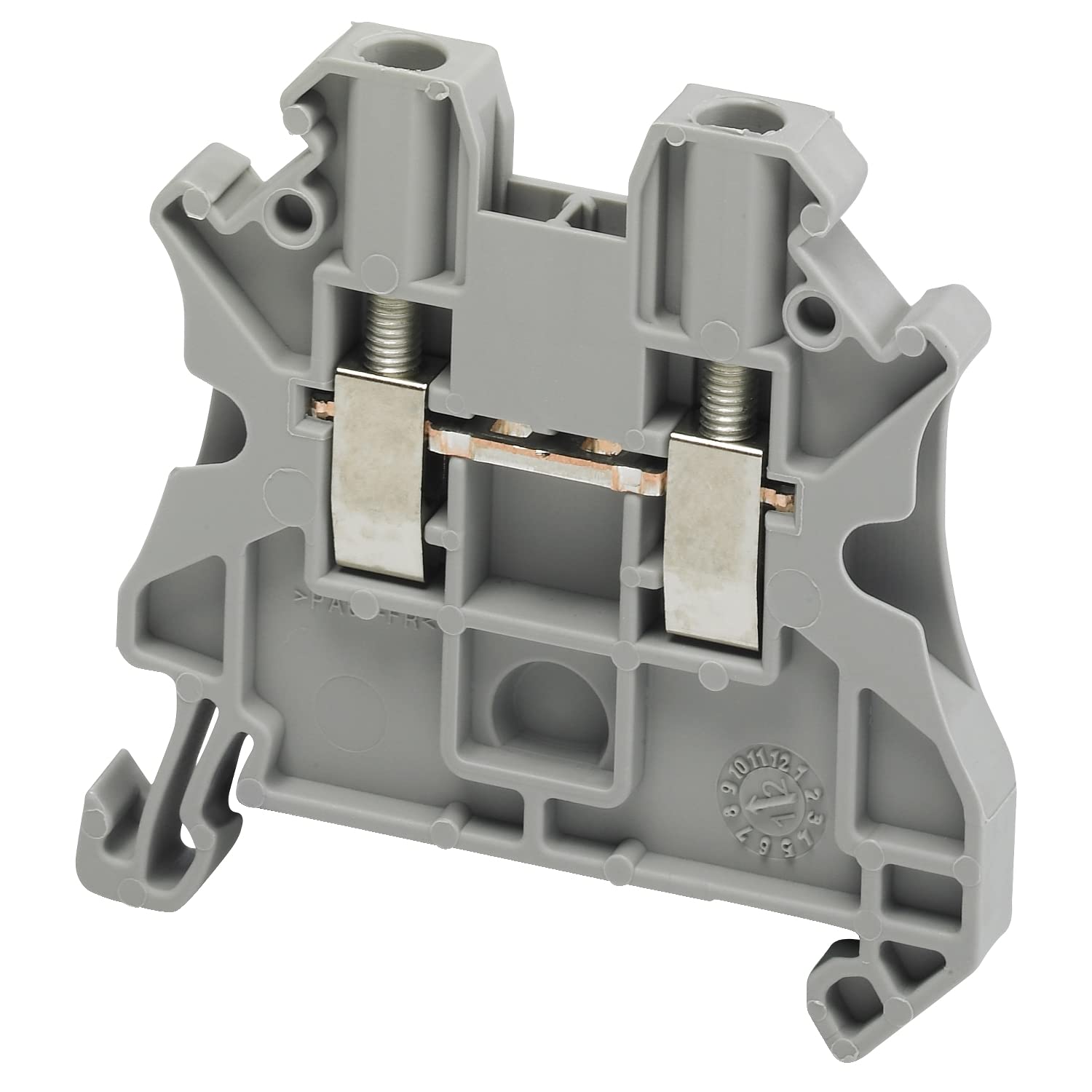 Schneider NSYTRV22 Linergy Terminal Strip for Pass-Through 2.5 mm², 24 A, 1 Level, 1 x 1, Screw, Grey