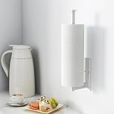 susswiff Paper Towel Holder Under Cabinet Stainless Steel Self-Adhesive Drilling view 2