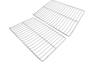 SAFBBCUE Upgrade WB48T10095 Range Oven Rack for GE Stove Oven Parts 304 Stainless Steel Rack-flat for GE WB48K5019 WB48K5019 AP5665850 WB48K0001