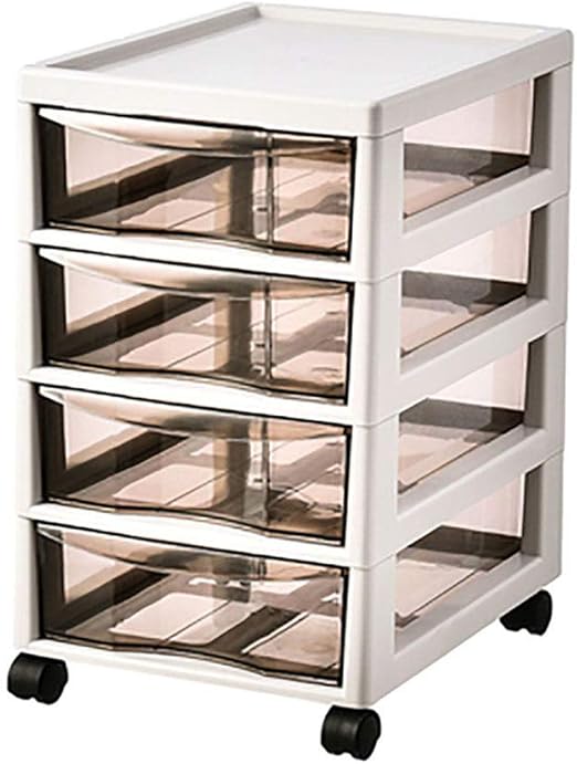 Storage Drawers on Wheels Under Desk Containers 3/4/5/6/7/8