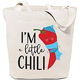The Cotton & Canvas Co. Food Pun Reusable Grocery Bag and Farmers Market Tote Bag