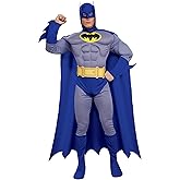 Rubies mens Dc Heroes and Villains Collection Deluxe Muscle Chest Batman Costume