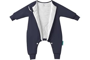 PurComfy Supersoft Baby Safe Sleep Sleepsuit, Zipper + Snap for Easy Diaper Changes