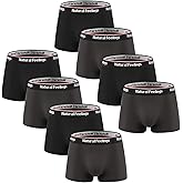 Natural Feelings Men's Underwear for Men's Boxer Briefs Trunks Cotton Boxer Briefs for Men 8-Pack S-XXL