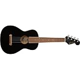 Fender Avalon Tenor Ukulele, Black