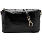 HOBO Women's Darcy Carry-All Crossbody Bag | Leather, Convertible Strap, Bill Slot, Six Card Slots, Wear As Crossbody Or Wristlet