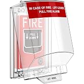 Zipcase Fire Alarm Pull Station Cover, Durable Protective Guard | Prevent Accidental Trigger, Physical Damage, Dust and Debris, Easy to Install Enclosure