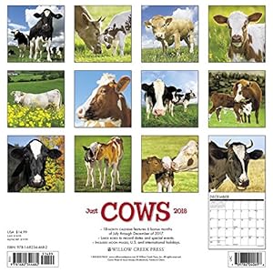 Just Cows 2018 Calendar