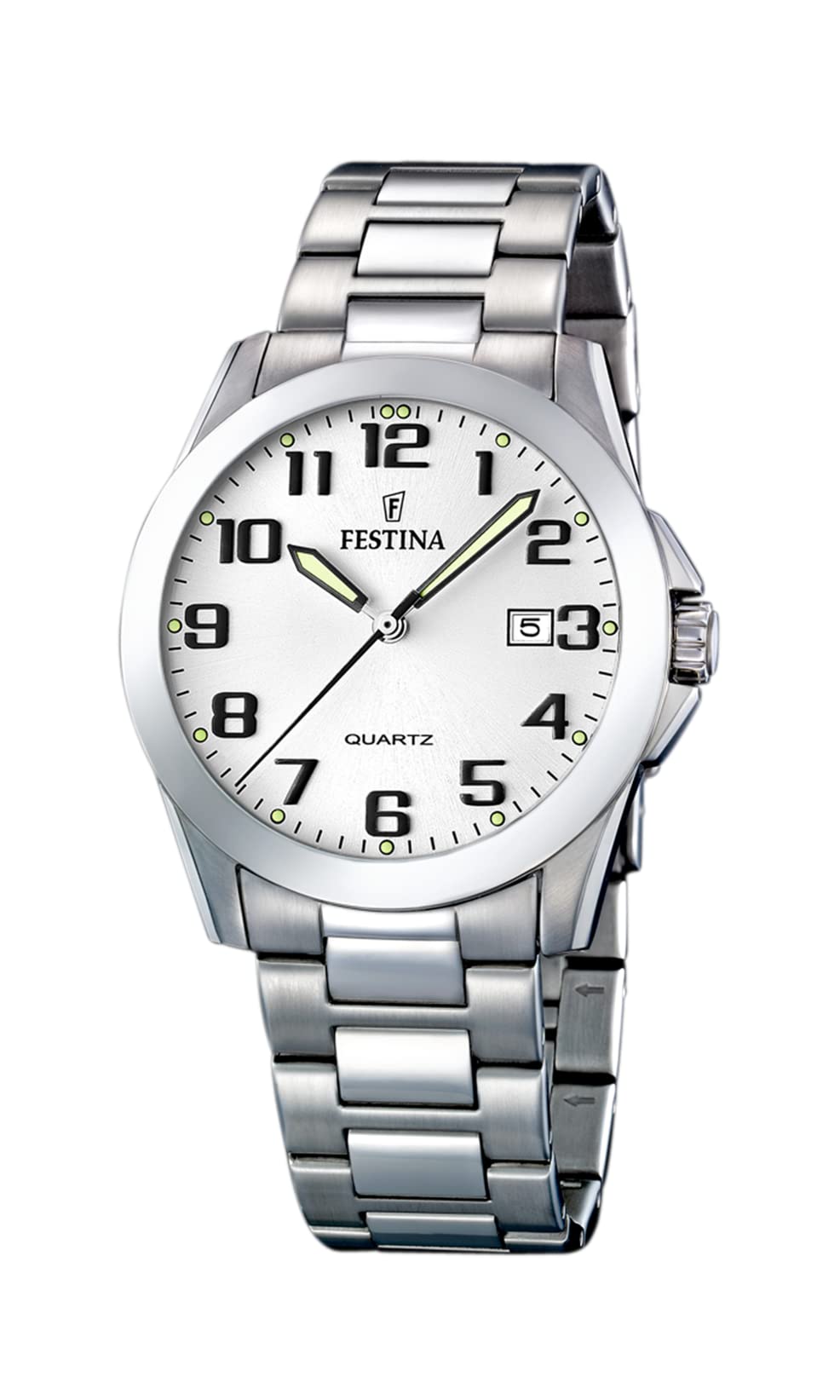 Festina Women's Quartz Watch Klassik F16376/7 with Metal Strap