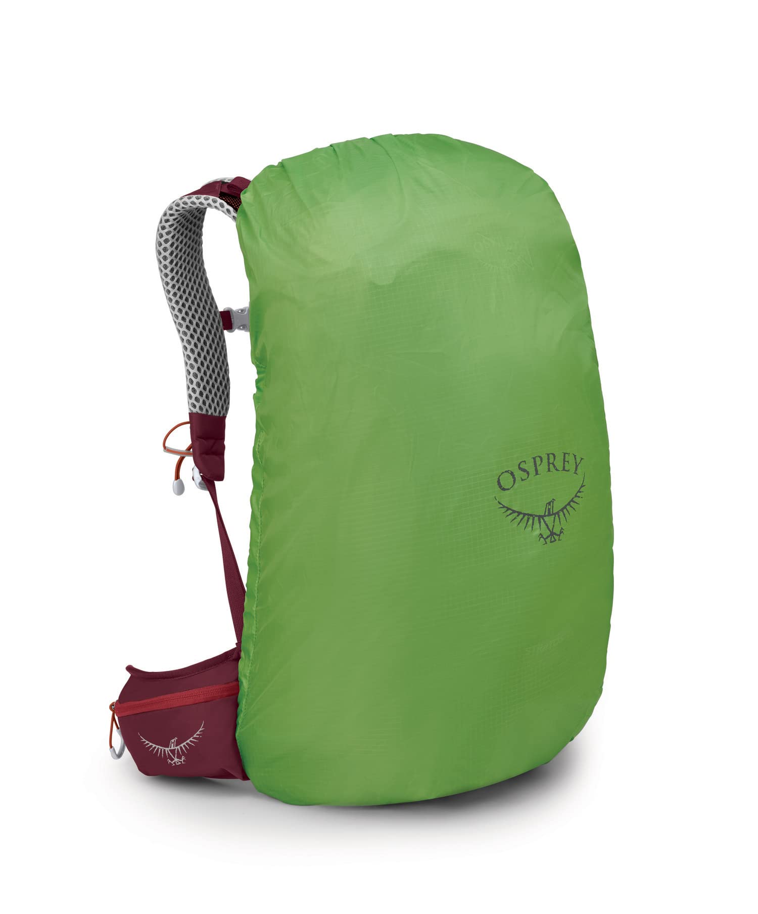 Osprey Stratos 34L Men's Hiking Backpack, Poinsettia Red