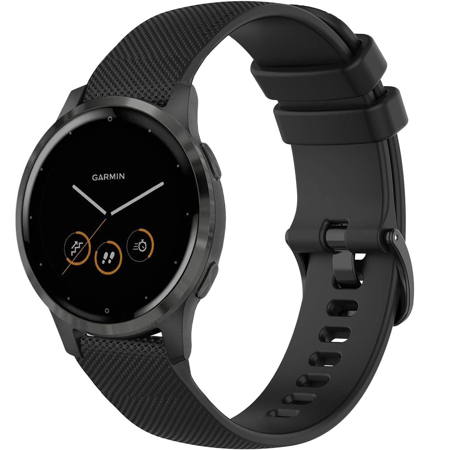 Issinlky band for Garmin Venu 4 41mm/Venu 2S/3S/Vivoactive 4S/Vivomove 3S, 18mm band Silicone strap for Fossil Ladies Gen 6/5E/4/3