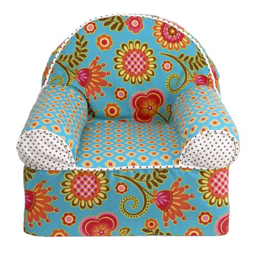 Cotton Tale Designs Gypsy Chair, Turquoise/Red/Orange/Yellow