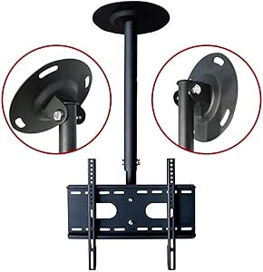 Techo TV, techo inclinado y el soporte de montaje mural para todos