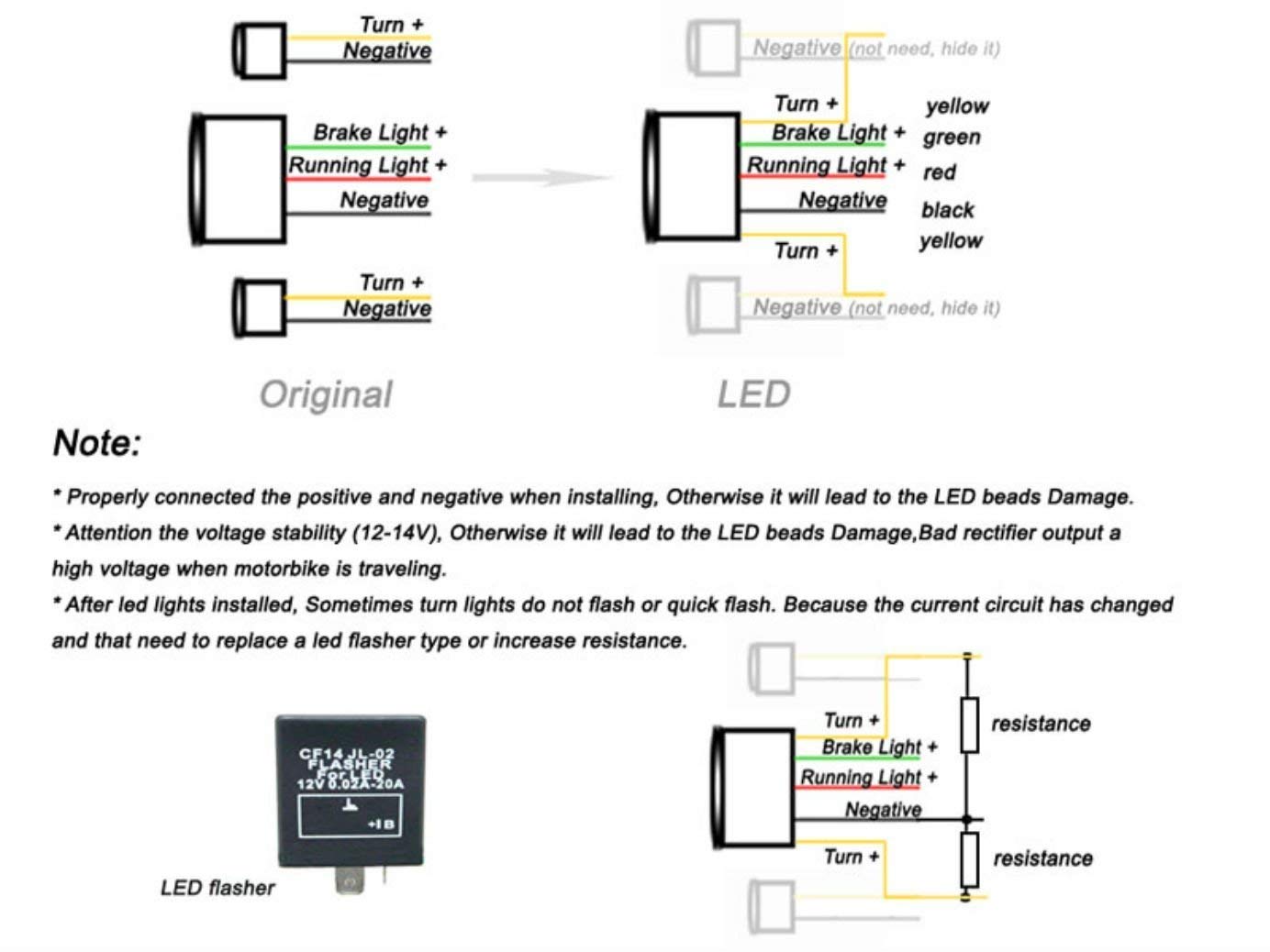 After market license plate light wiring? Yamaha FZ09 Forum