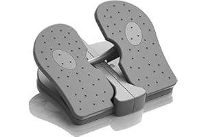 Foot Stepper Machine, Mini Stepper Exercise Trainer, Foldable Portable Under Desk Leg Workout Machine for Home Office Use